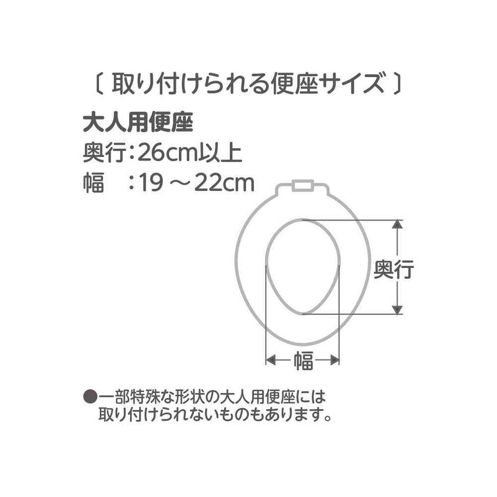 リッチェル ソフト補助便座K GY 1個 - Image 7