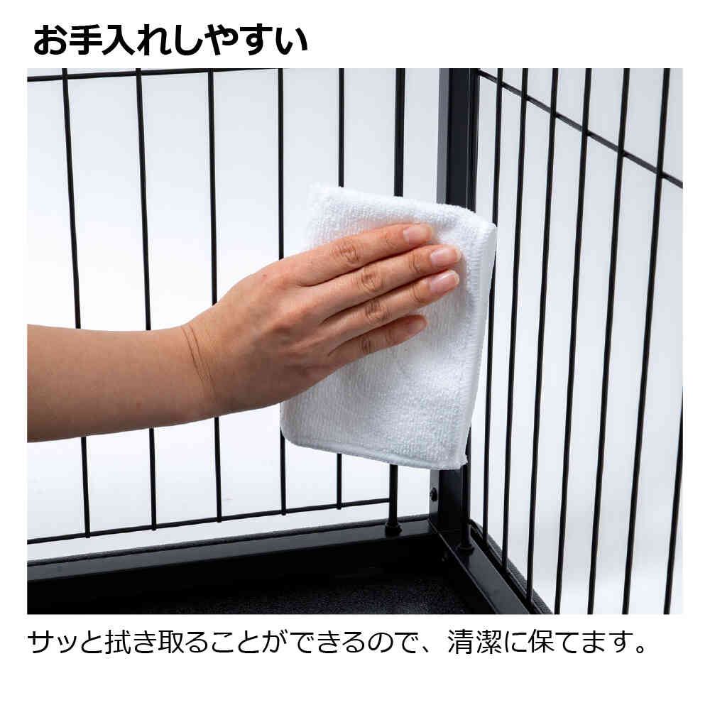 インテリアペットサークル 120-60 ホワイト 【直送品】 返品・キャンセル・他商品と同時購入は不可 - Image 4