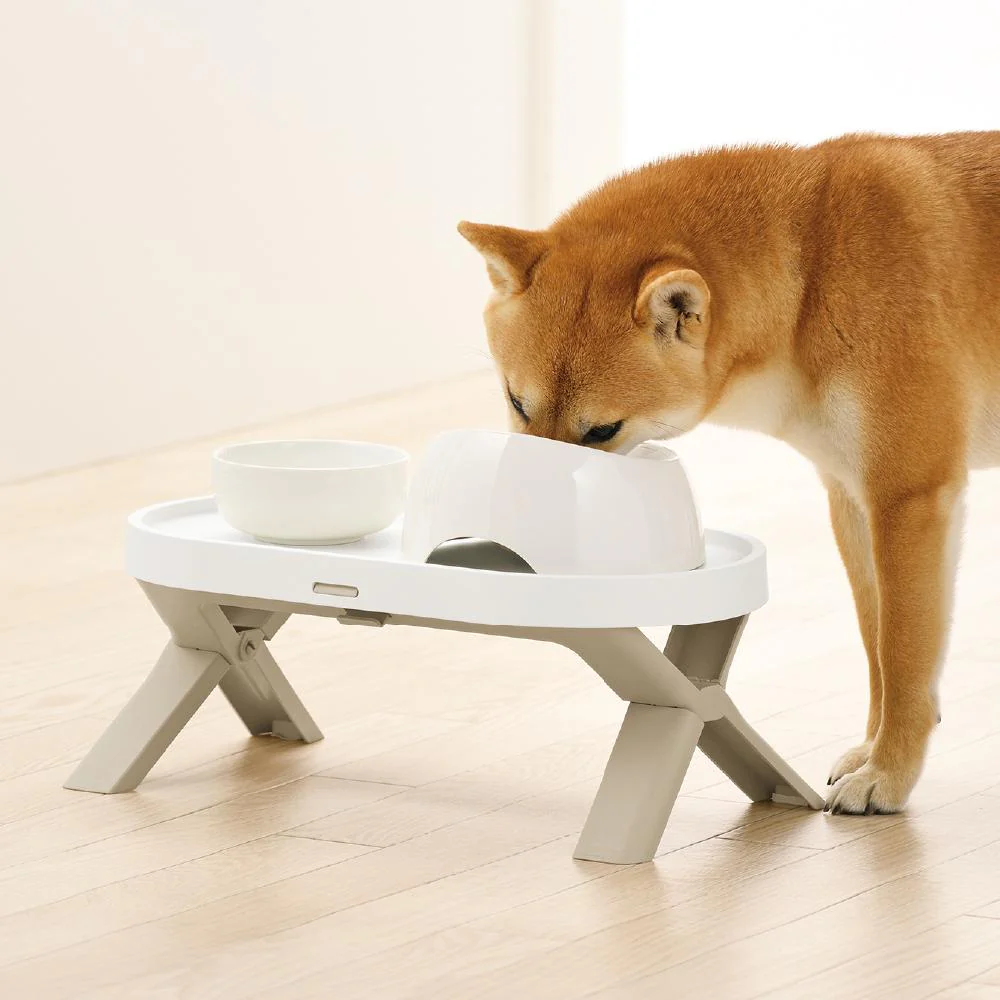 たためるペットテーブル ダブル ベージュ 【直送品】 返品・キャンセル・他商品と同時購入は不可 - Image 9