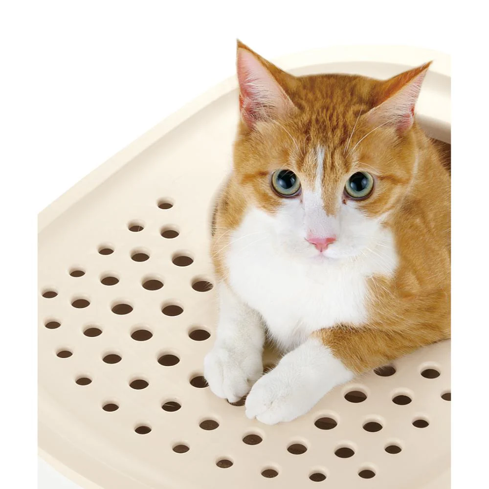 ラプレ 砂取りネコトイレ ダークグレー 【直送品】 返品・キャンセル・他商品と同時購入は不可 - Image 5