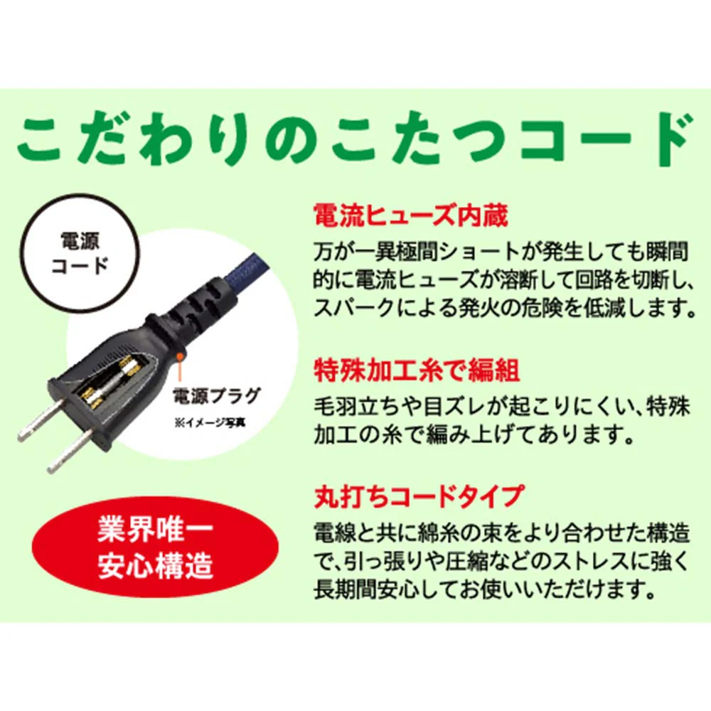 こたつ用取替ヒーター C600T+ MCU-501EC(KC)【直送品】 返品・キャンセル・他商品と同時購入は不可 - Image 6