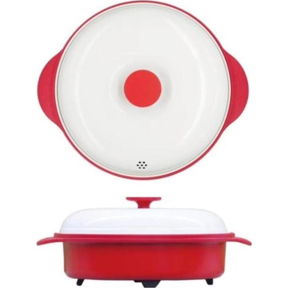 TKSM-34 TO-PLAN レンジで焼ケール深形 蒸しプレート付 【直送品】 返品・キャンセル・他商品と同時購入は不可 - Image 3