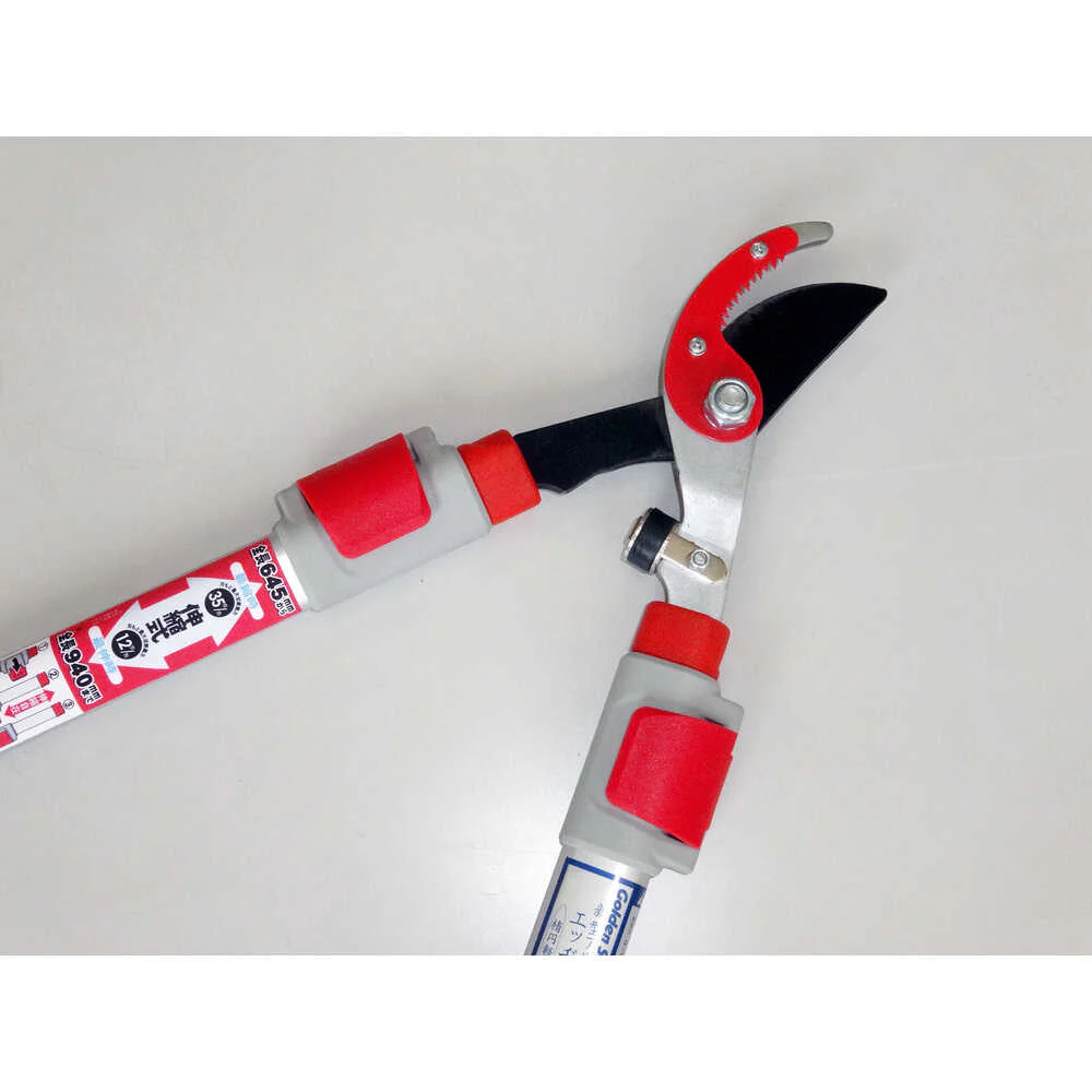 GS 刈込ハサミ(太枝切りタイプ) 新型アルミ柄 エッジ付伸縮 【直送品】 返品・キャンセル・他商品と同時購入は不可 - Image 3