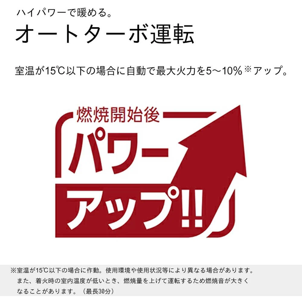 ダイニチ 石油ファンヒーター FW-4725GR-ホワイト 【直送品】 返品・キャンセル・他商品と同時購入は不可 - Image 5
