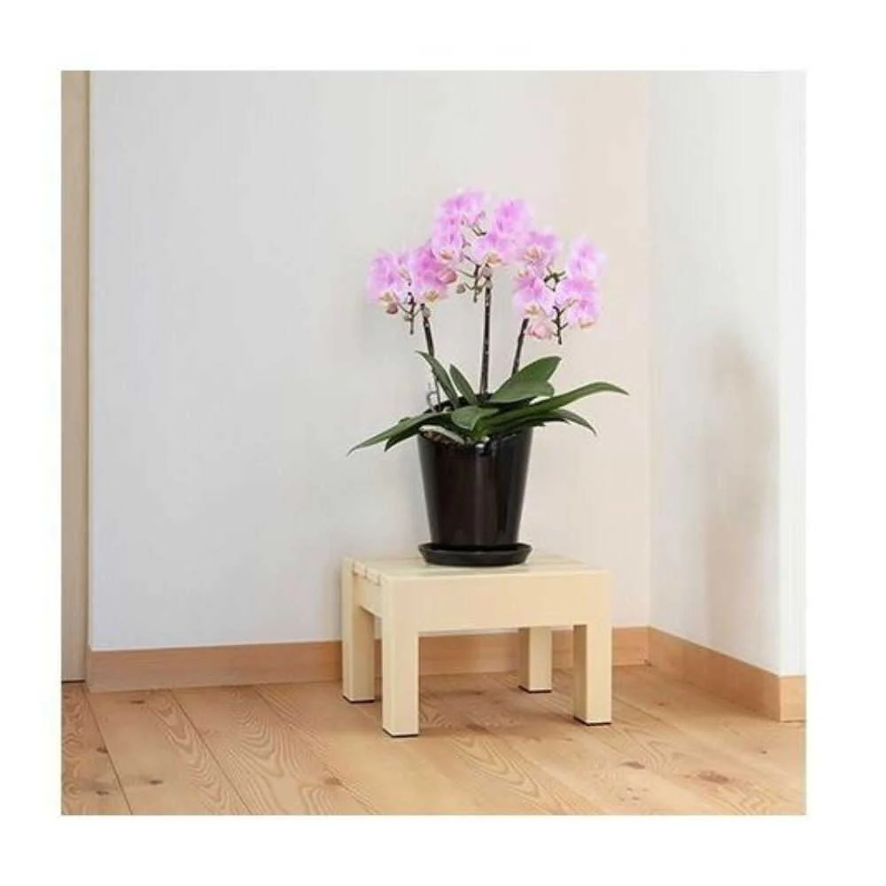 小原産業 プラスチック万能台 正方形 ベージュ - Image 4
