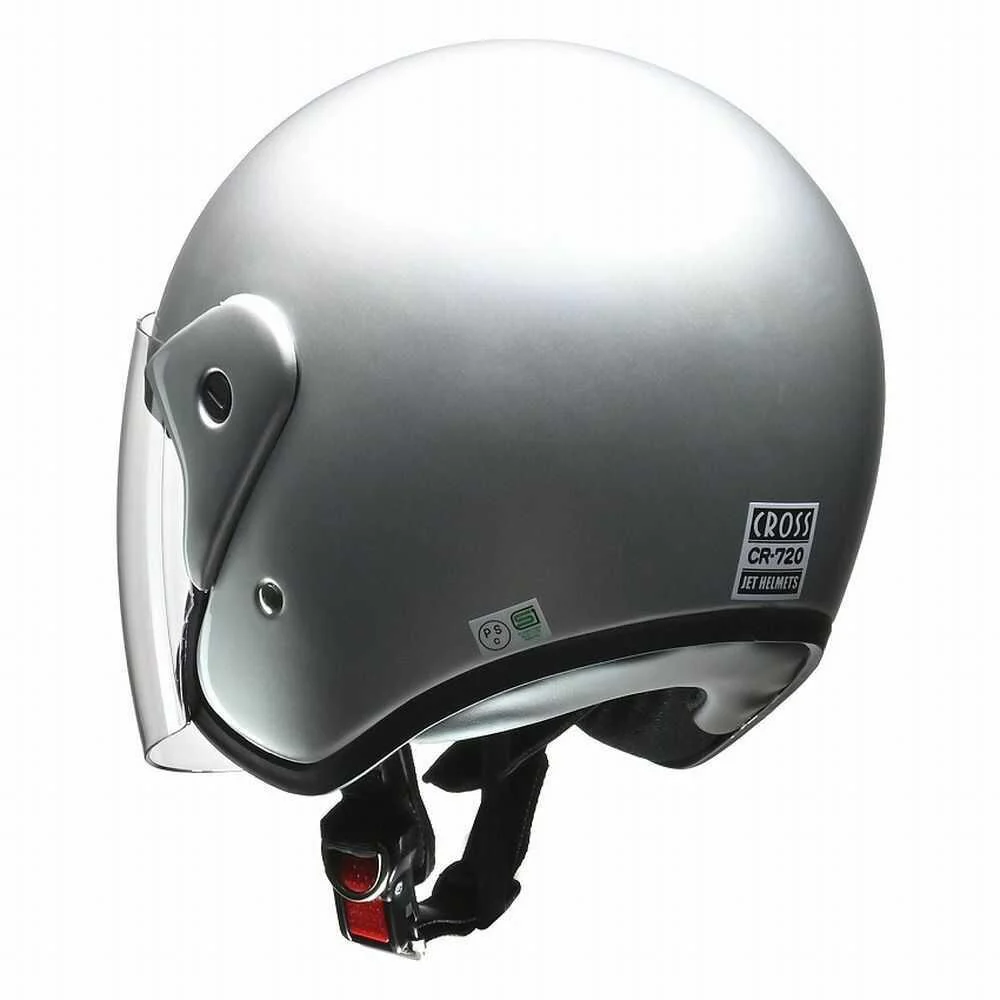リード工業 CROSSジェットヘルメット シルバー CR720 SI 1個 - Image 2