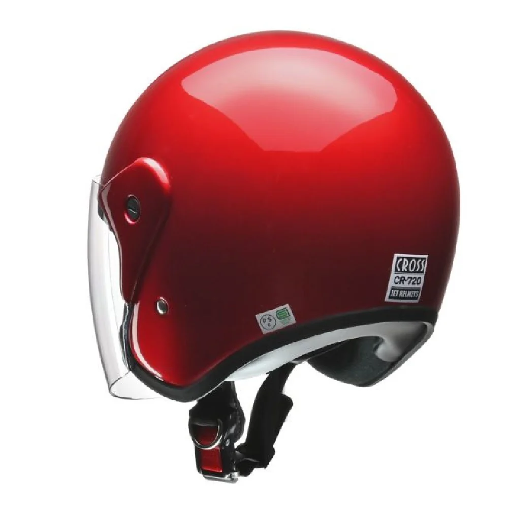 リ-ド工業 CROSS ジェットヘルメット キャンディレッド フリ- CR720CRE - Image 3