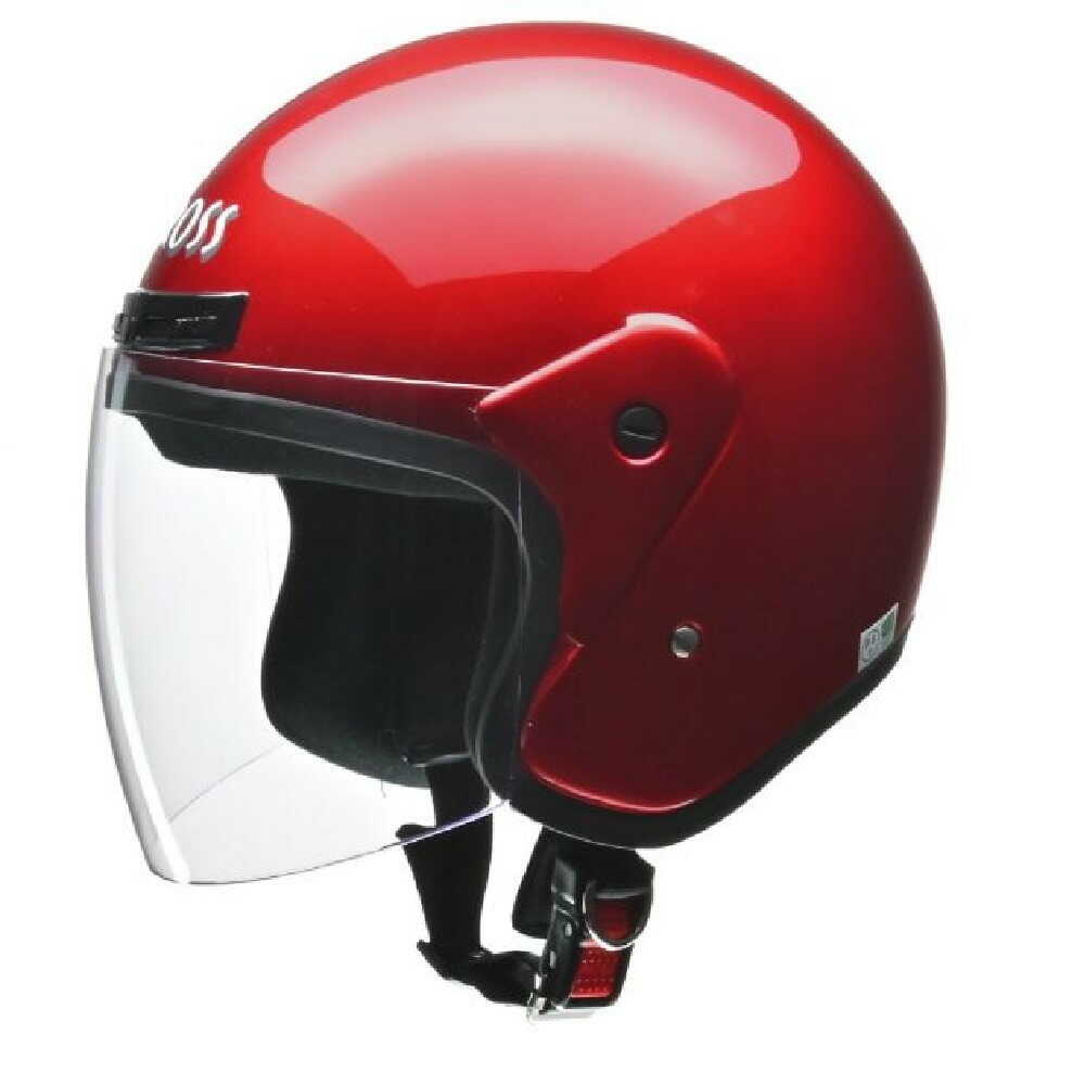 リ-ド工業 CROSS ジェットヘルメット キャンディレッド フリ- CR720CRE - Image 4
