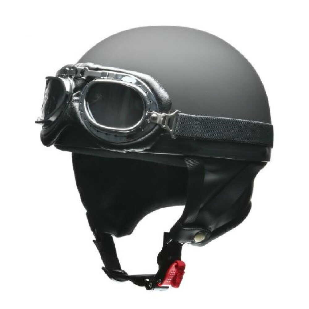 リ-ド工業 ビンテ-ジヘルメット マットブラック フリ- CR750MATBK - Image 8