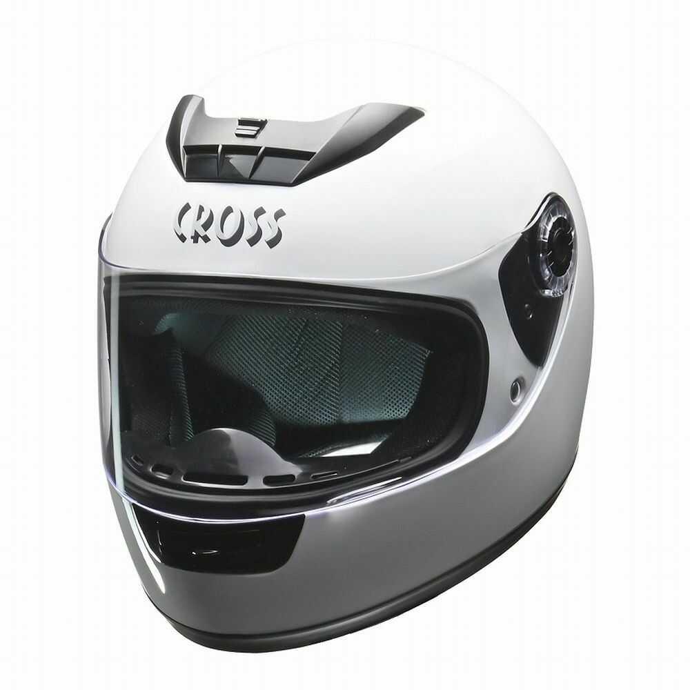 リード工業 CROSSフルフェイスヘルメット ホワイト CR715 WH 1個 - Image 4