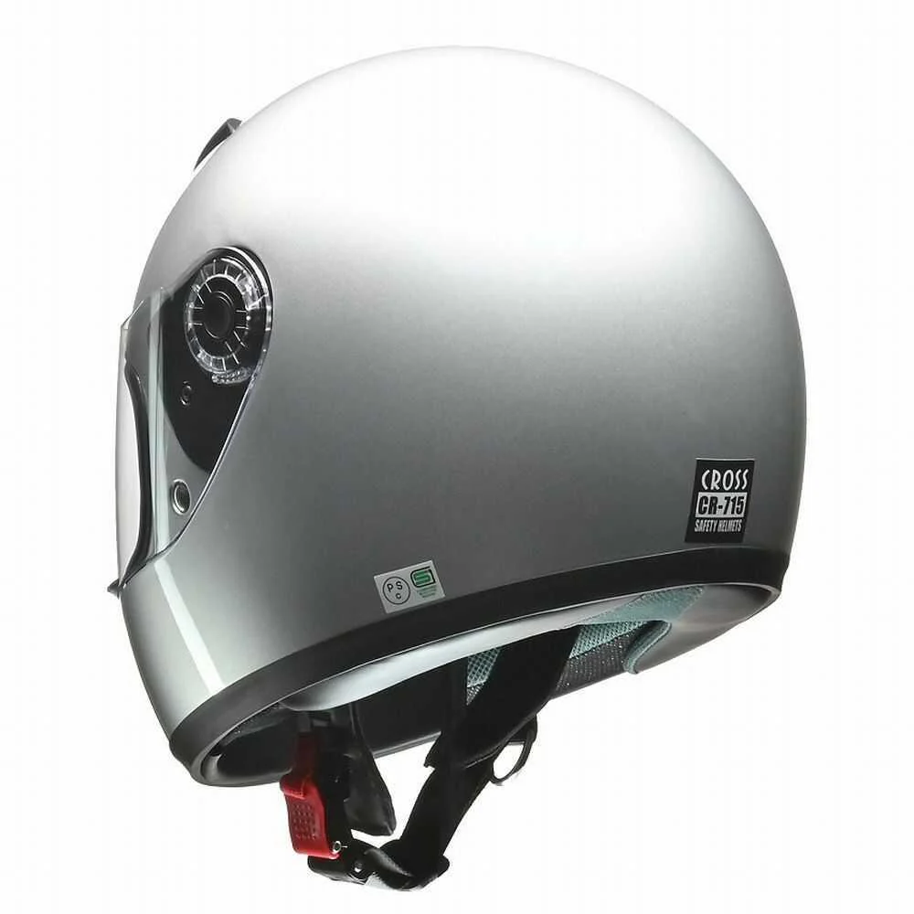 リード工業 CROSSフルフェイスヘルメット シルバー CR715 SI 1個 - Image 3