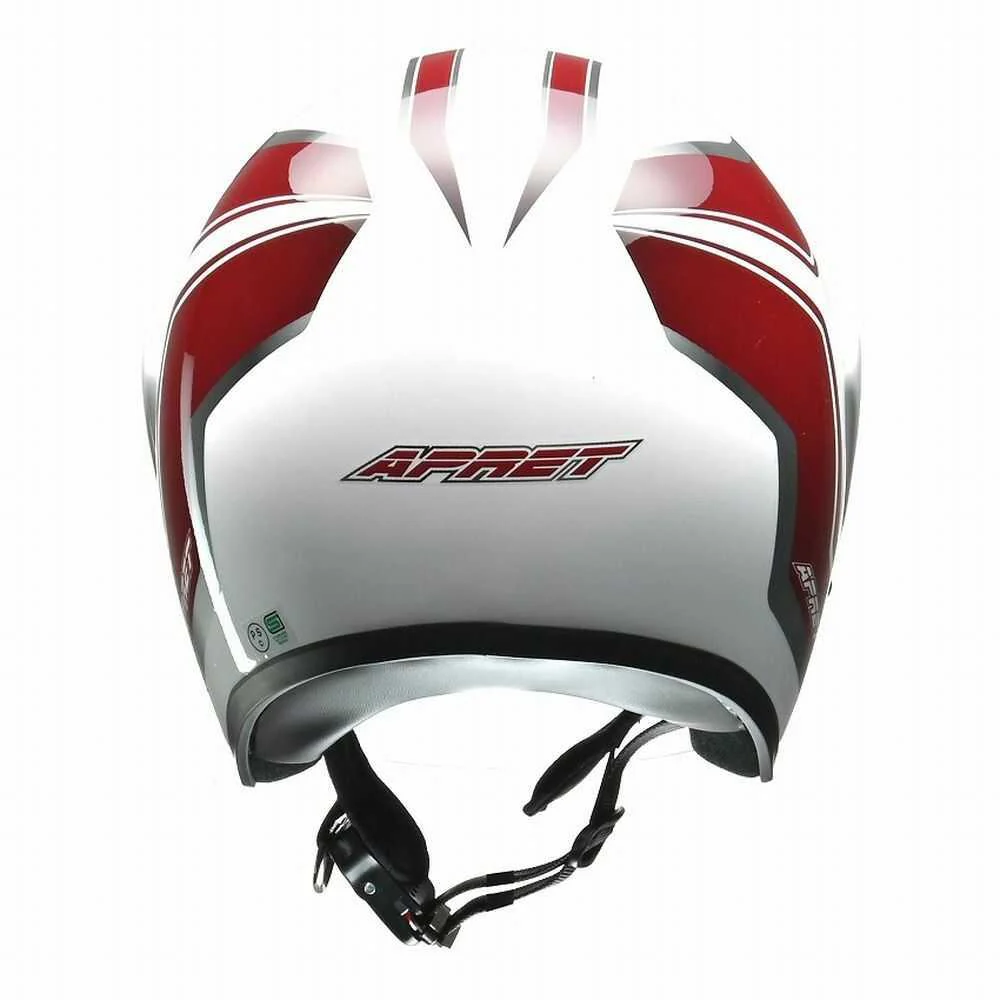 リード工業 APRETジェットヘルメット ホワイト APRET WH 1個 - Image 4