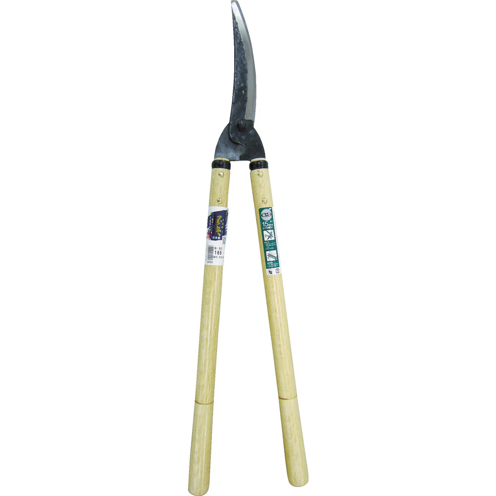 B30 鋼典 調質 剪定型刈込鋏 尺5樫 【直送品】 返品・キャンセル・他商品と同時購入は不可
