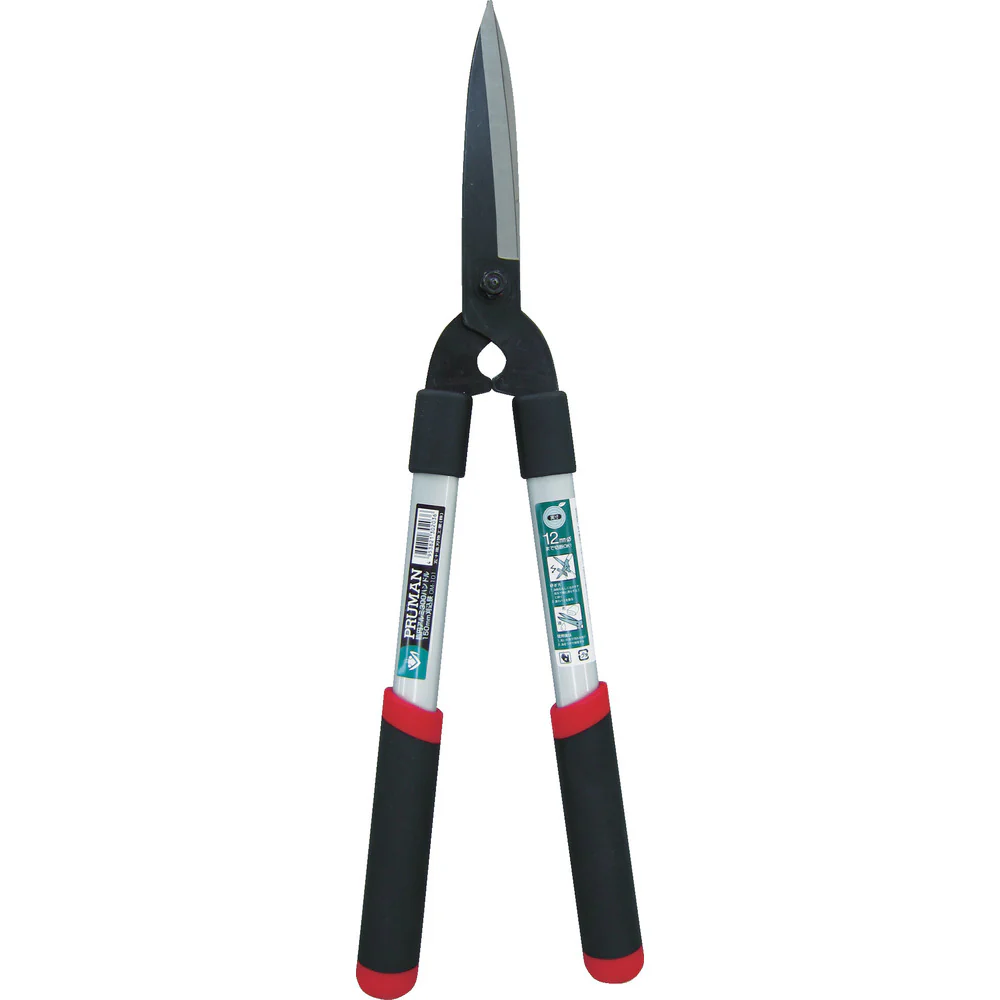 PRUMAN 刈込ハサミ 楕円アルミハンドル 150mm刈込鋏 【直送品】 返品・キャンセル・他商品と同時購入は不可