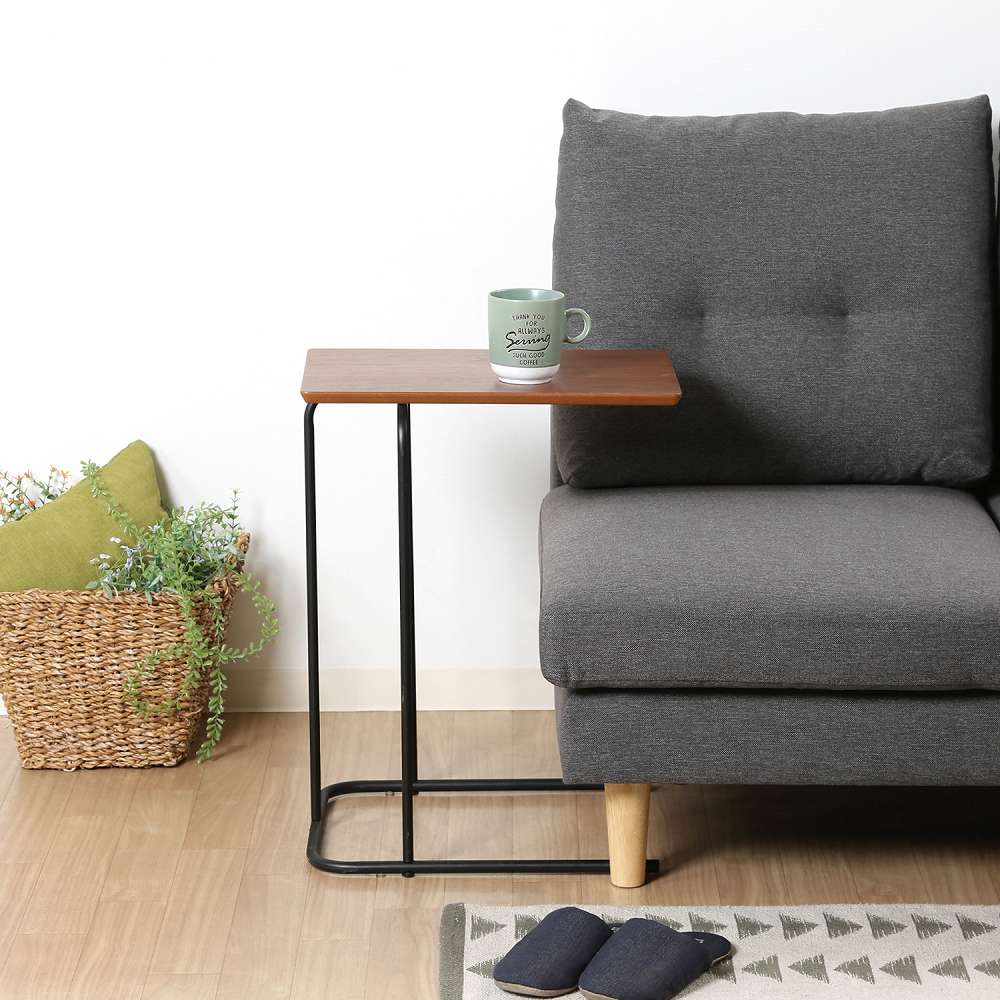 突板サイドテーブル 12519 【直送品】 返品・キャンセル・他商品と同時購入は不可 - Image 2