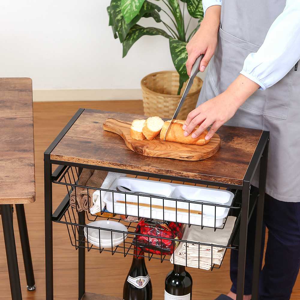 キッチンワゴン ナビア 2821 14661 【直送品】 返品・キャンセル・他商品と同時購入は不可 - Image 3