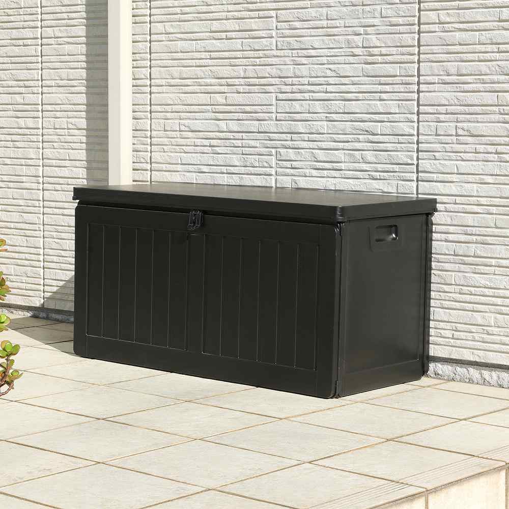 収納BOXベンチ BK 190L 55252 【直送品】 返品・キャンセル・他商品と同時購入は不可 - Image 2