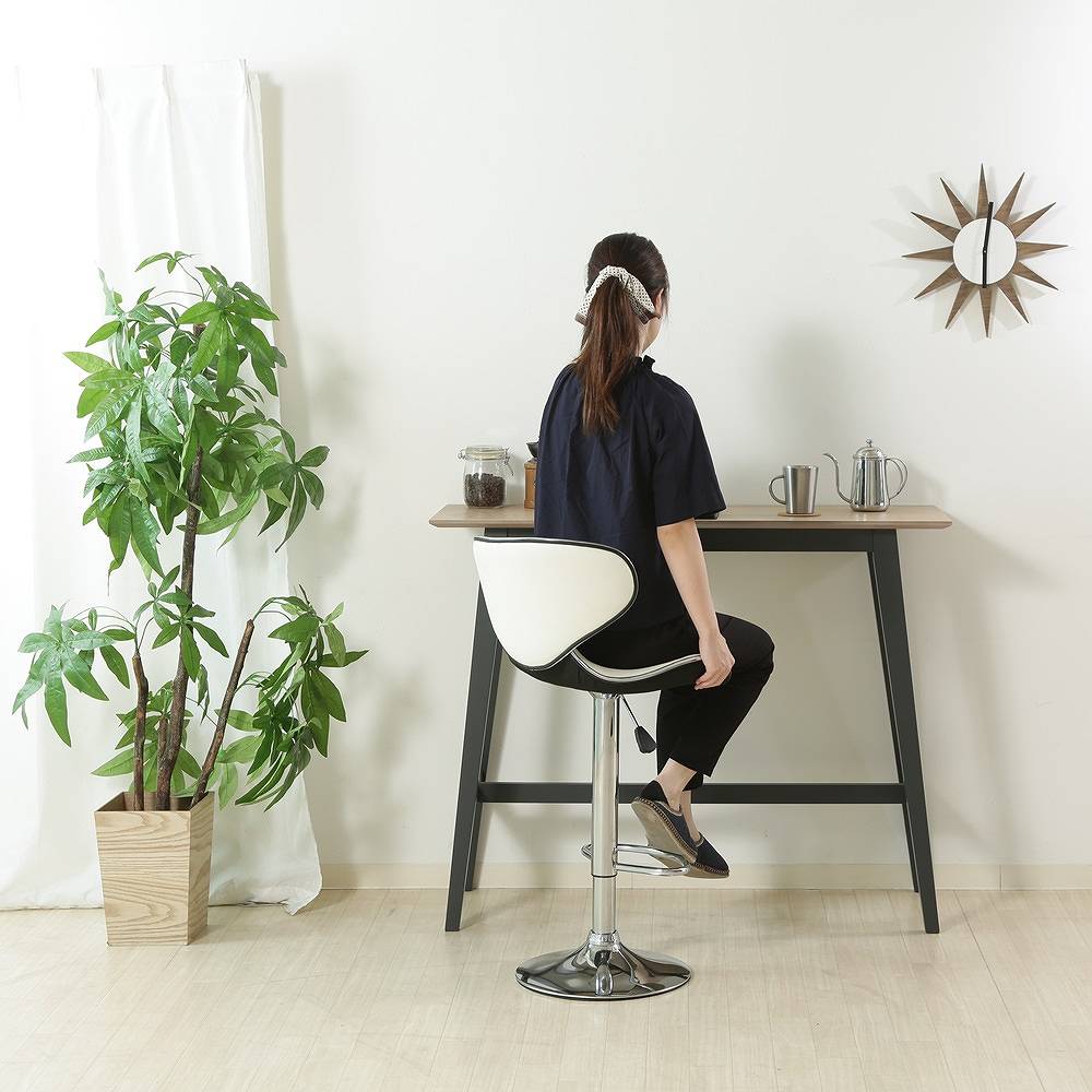 カウンターチェア シェル WH 80915 【直送品】 返品・キャンセル・他商品と同時購入は不可 - Image 4