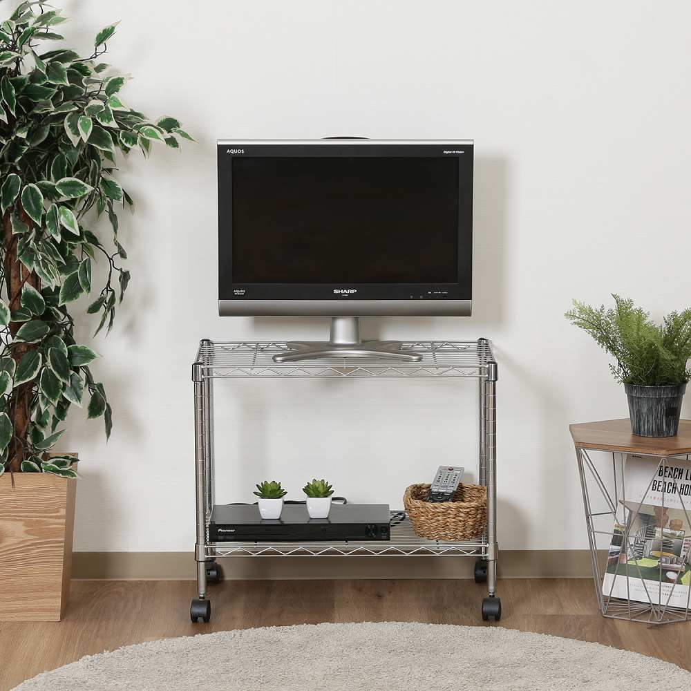 メタルTVラック2段 MTV-2CR 91783 【直送品】 返品・キャンセル・他商品と同時購入は不可 - Image 3