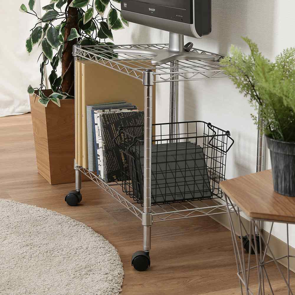 メタルTVラック2段 MTV-2CR 91783 【直送品】 返品・キャンセル・他商品と同時購入は不可 - Image 4