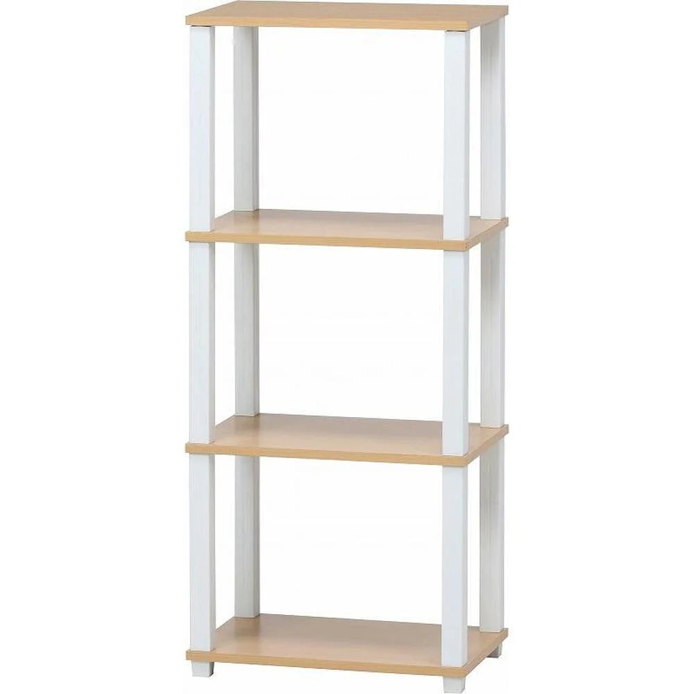 フィット 4段ラック NA×WH 99774 【直送品】 返品・キャンセル・他商品と同時購入は不可