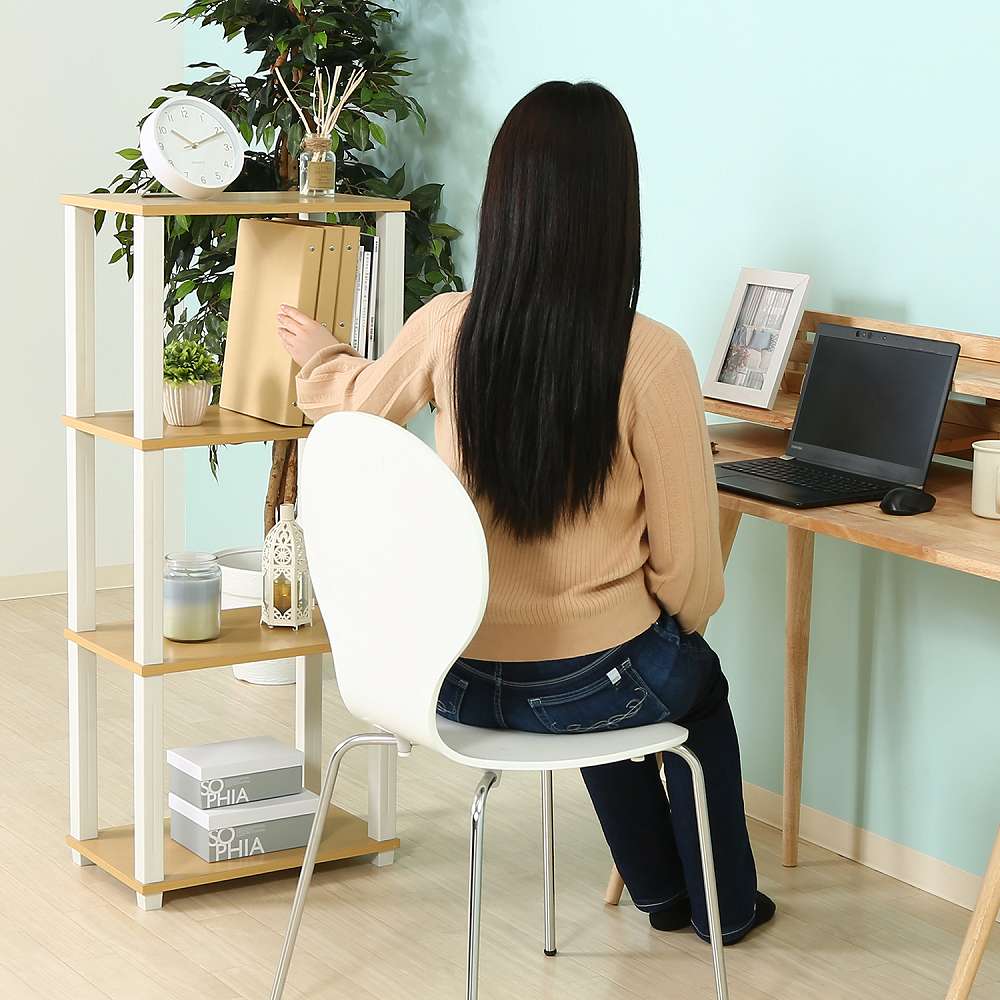 フィット 4段ラック NA×WH 99774 【直送品】 返品・キャンセル・他商品と同時購入は不可 - Image 4