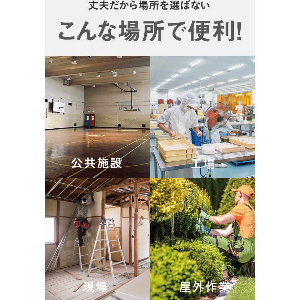 HV20SDC CAT 工場扇 50cm（壁・床タイプ）【直送品】 返品・キャンセル・他商品と同時購入は不可 - Image 4
