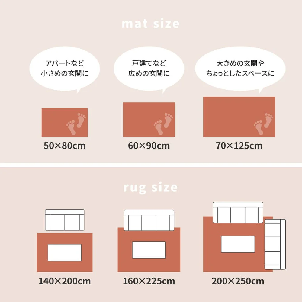 トルコ製 ウィルトン織の玄関マット RAKKAS 70×125cm 【直送品】 返品・キャンセル・他商品と同時購入は不可 - Image 10