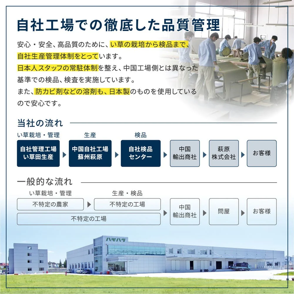 カラーの選べる軽量置き畳 紗彩 グリーン 同色9枚組 【直送品】 返品・キャンセル・他商品と同時購入は不可 - Image 10