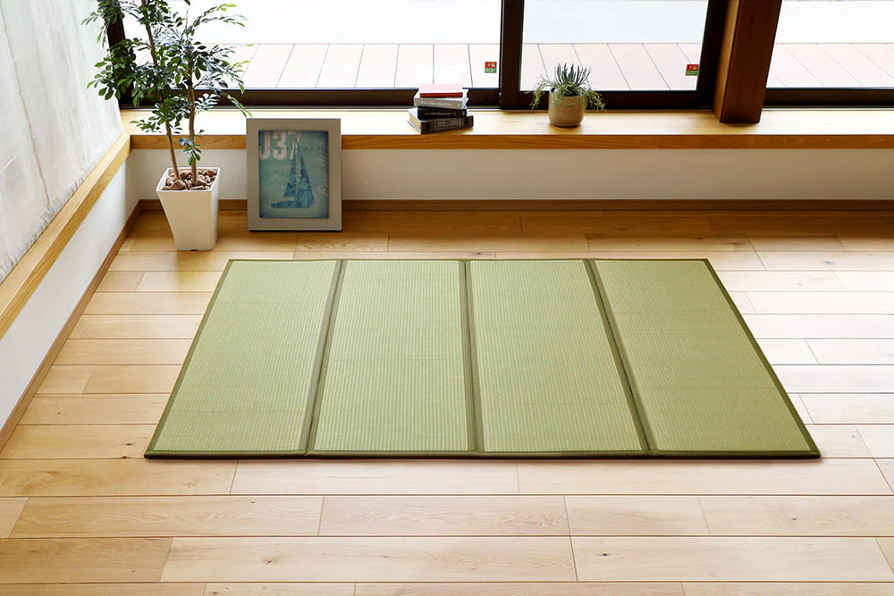 折り畳める 畳マットレス 鞍馬 セミダブル 120×200 【直送品】 返品・キャンセル・他商品と同時購入は不可