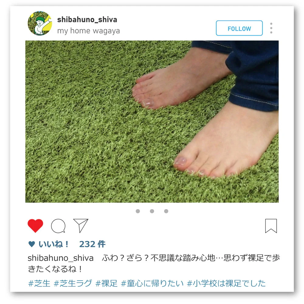 リアル芝生風のやわらかマット シーヴァ  185R  【直送品】 返品・キャンセル・他商品と同時購入は不可 - Image 9
