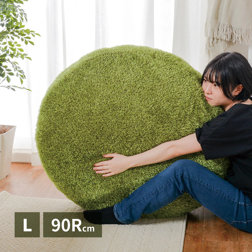 リアル芝生風生地のもちもちクッション シーヴァ 90R×15  【直送品】 返品・キャンセル・他商品と同時購入は不可 - Image 9