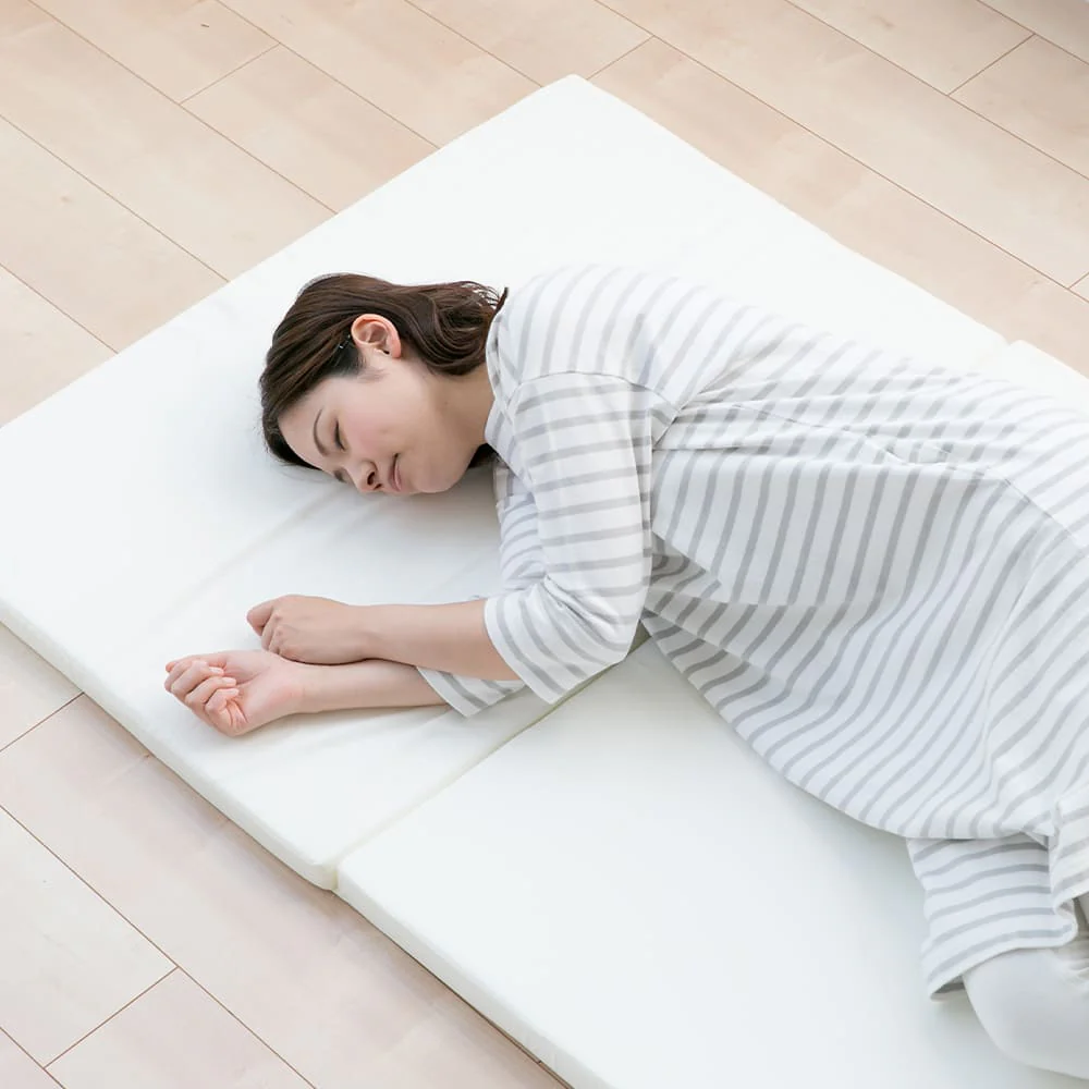 お試し4cmマットレス アイボリー シングル 【直送品】 返品・キャンセル・他商品と同時購入は不可
