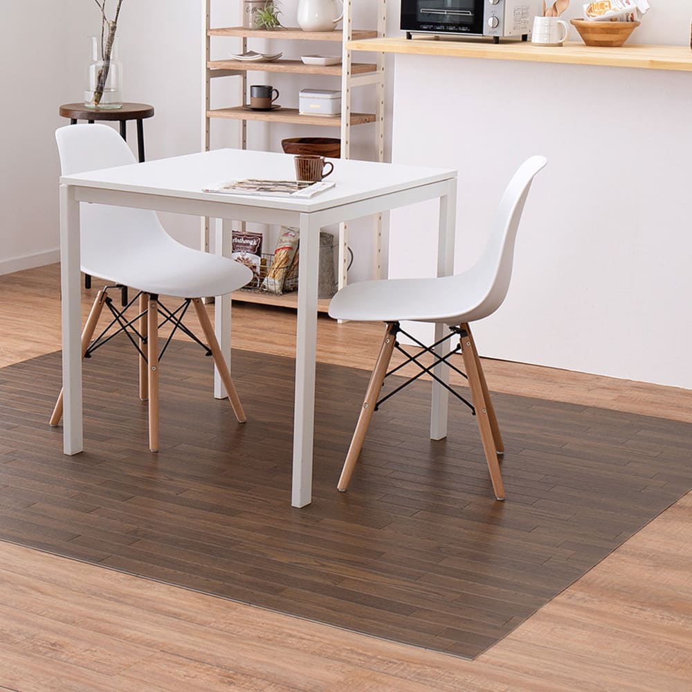 水拭きできるクッションフロア ダーク 182×260 【直送品】 返品・キャンセル・他商品と同時購入は不可