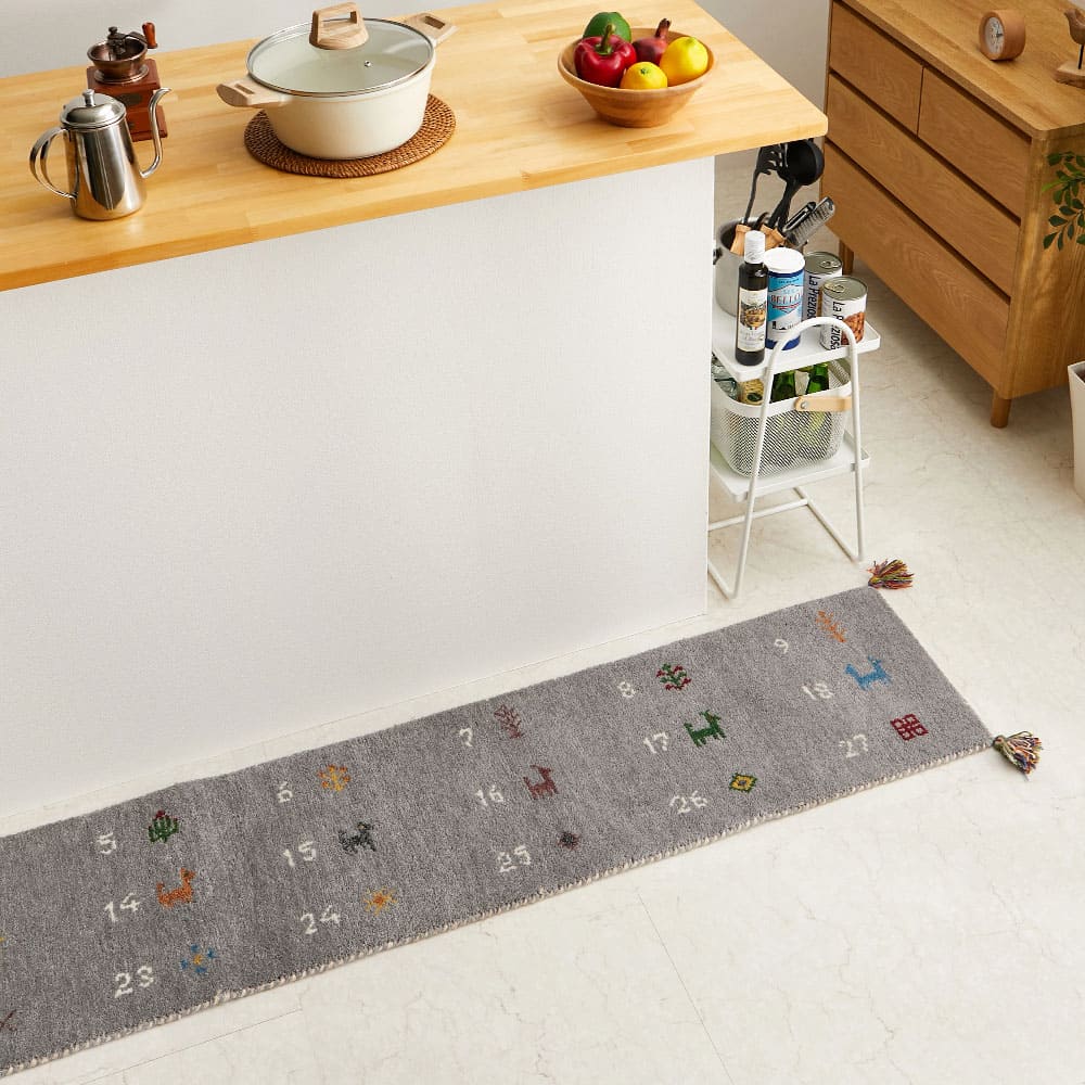 GABBEHヌメロ 40x180 GY 【直送品】 返品・キャンセル・他商品と同時購入は不可
