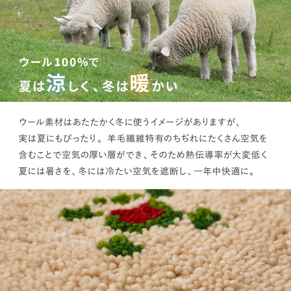 GABBEHヌメロ 140x200 IV 【直送品】 返品・キャンセル・他商品と同時購入は不可 - Image 6