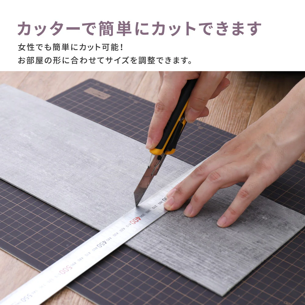 貼ってはがせる ウッド調フロアタイル 【直送品】 返品・キャンセル・他商品と同時購入は不可 - Image 6