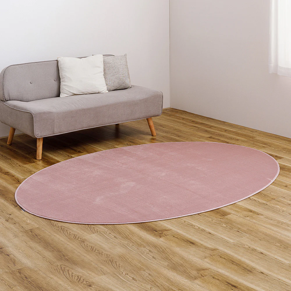 メレンゲタッチの洗えるコンパクトラグ ピンク160x220 【直送品】 返品・キャンセル・他商品と同時購入は不可
