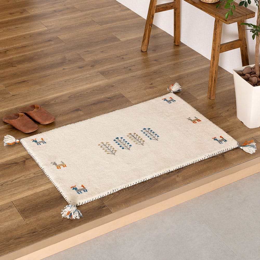 GABBEH D21 45X75 45×75cm 【直送品】 返品・キャンセル・他商品と同時購入は不可