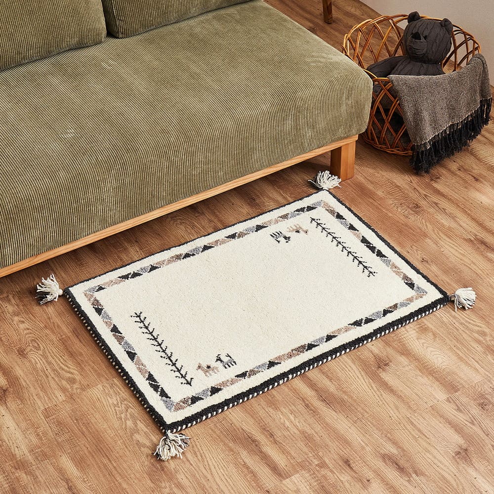 GABBEH D23 70x120 70×120cm 【直送品】 返品・キャンセル・他商品と同時購入は不可
