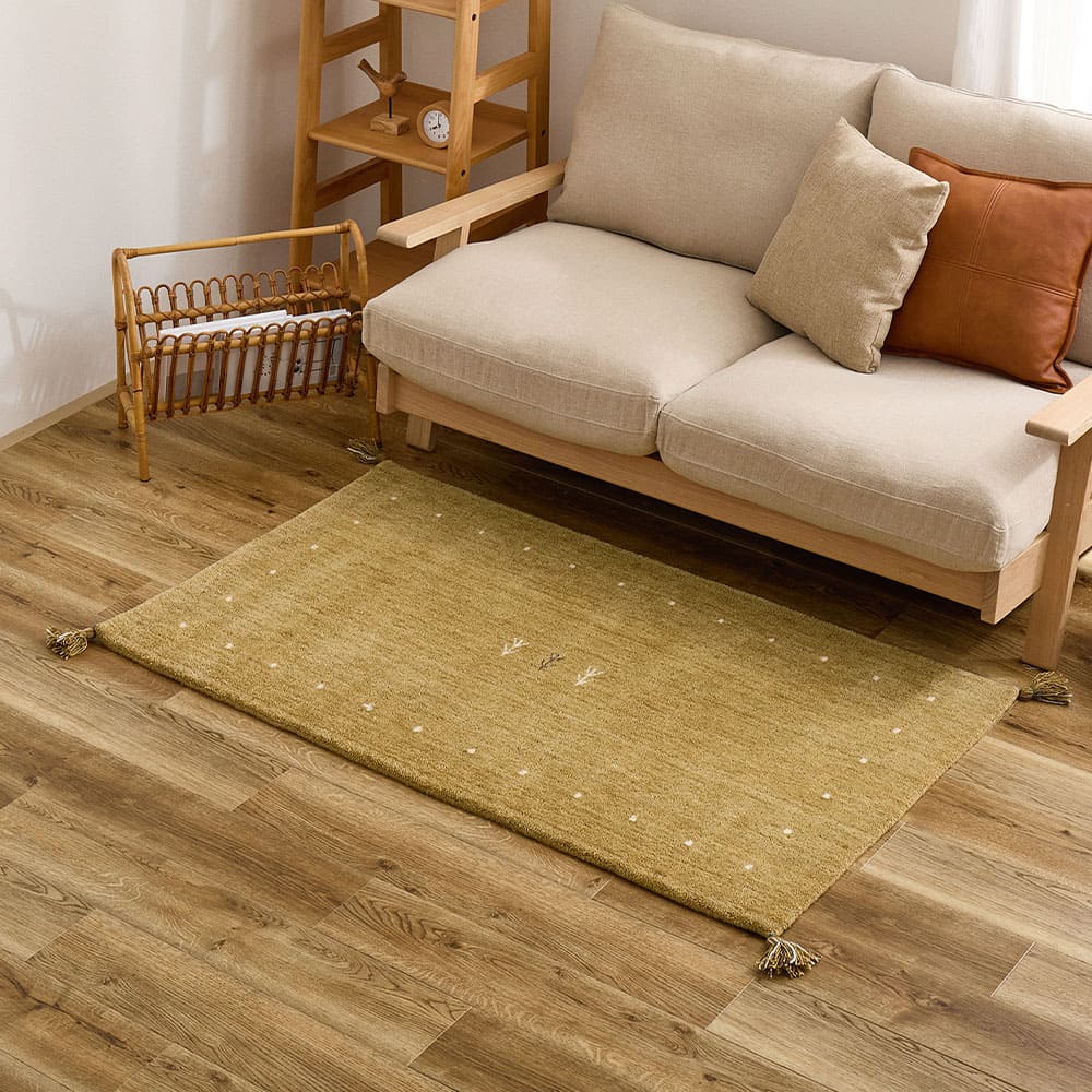 ギャッベ LORRI BUFF L19 70x120 【直送品】 返品・キャンセル・他商品と同時購入は不可