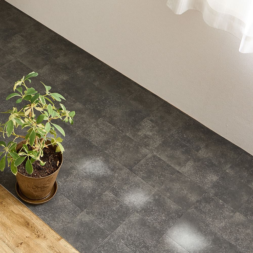 ペット対応 クッションフロア クレイブロック 90×150 【直送品】 返品・キャンセル・他商品と同時購入は不可
