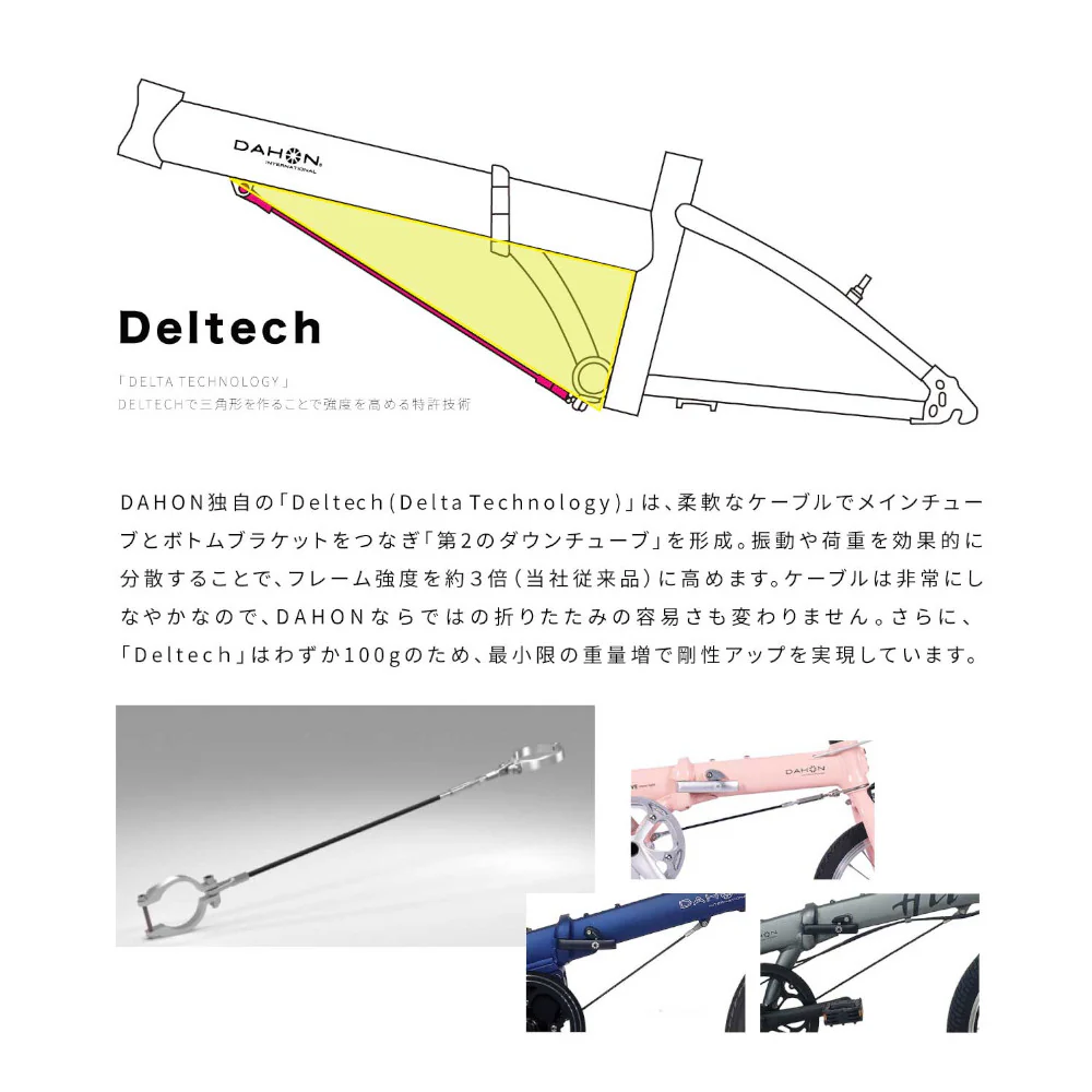 DAHON INTERNATIONAL HIT D6 ネイビー 【直送品】 返品・キャンセル・他商品と同時購入は不可 - Image 4