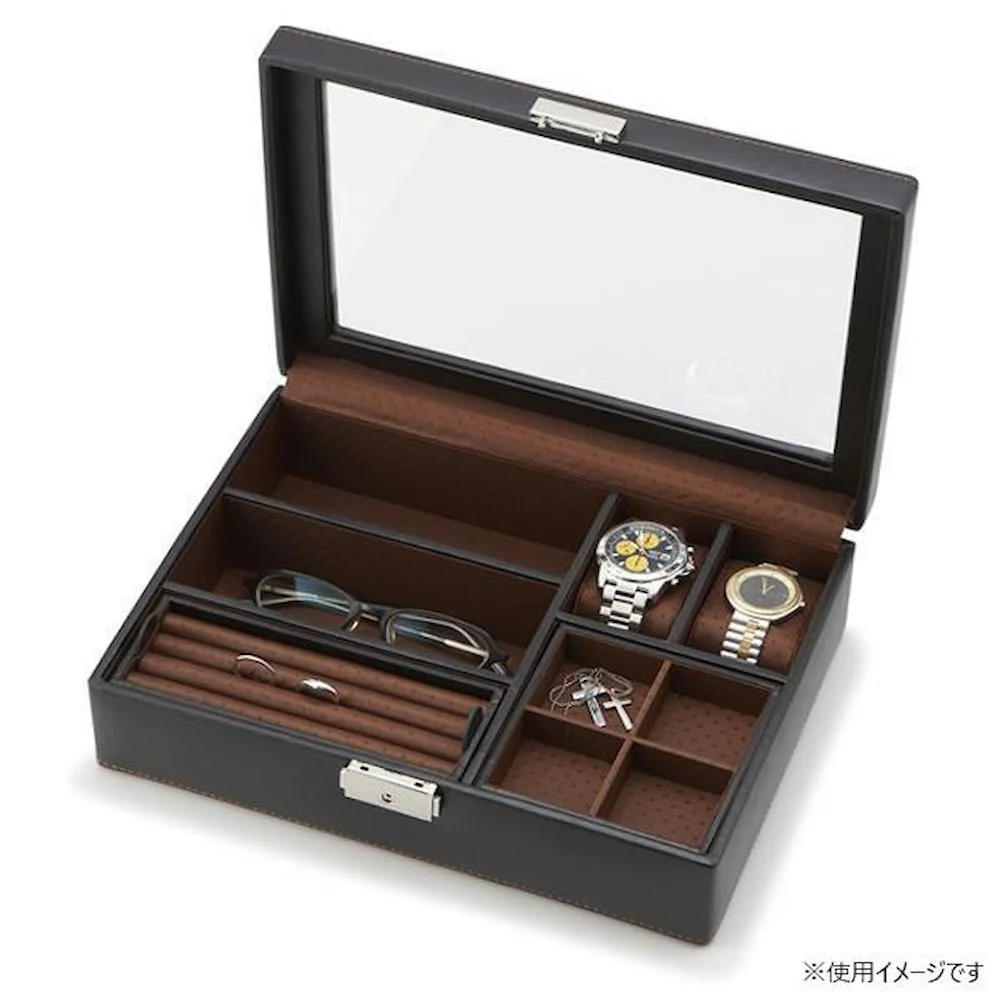 メンズボックスL(小物収納) 240-576BK 【直送品】 返品・キャンセル・他商品と同時購入は不可 - Image 5