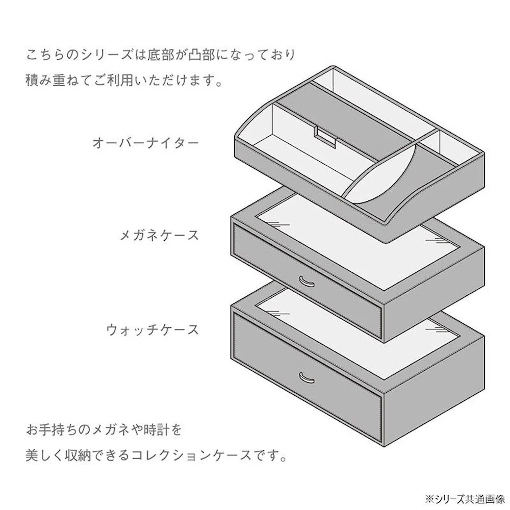 メガネケース Stackable 4本用 240-442 【直送品】 返品・キャンセル・他商品と同時購入は不可 - Image 5