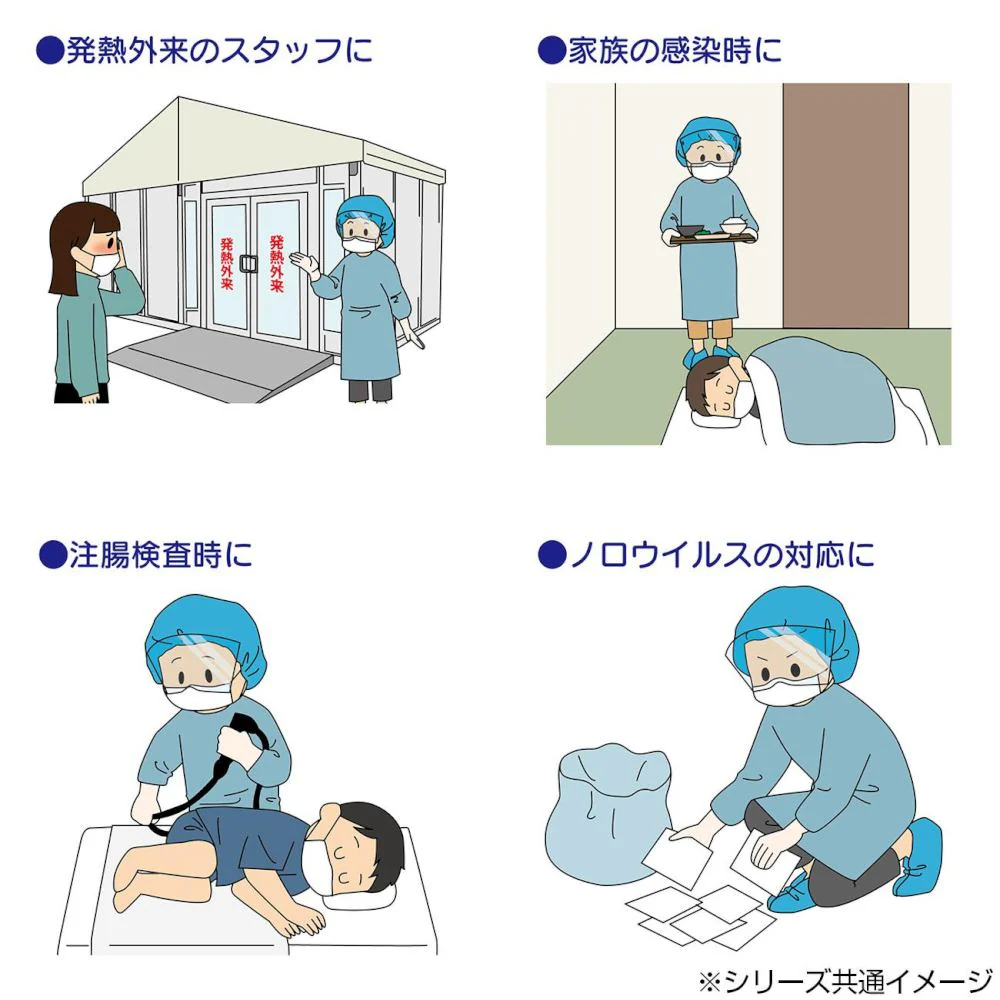 感染防護基本セット 077461 【直送品】 返品・キャンセル・他商品と同時購入は不可 - Image 4