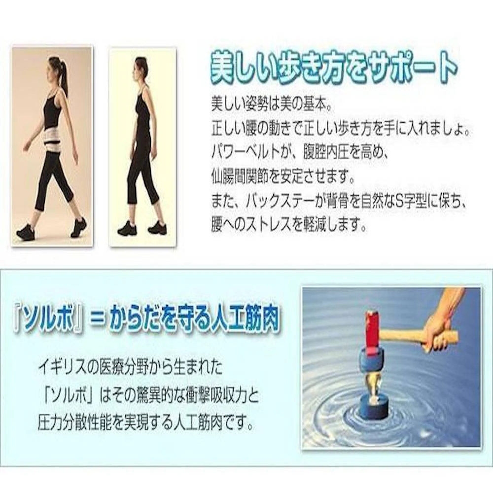 ソルボ 中殿筋＋腰ガード メッシュ薄型 L 【直送品】 返品・キャンセル・他商品と同時購入は不可 - Image 4