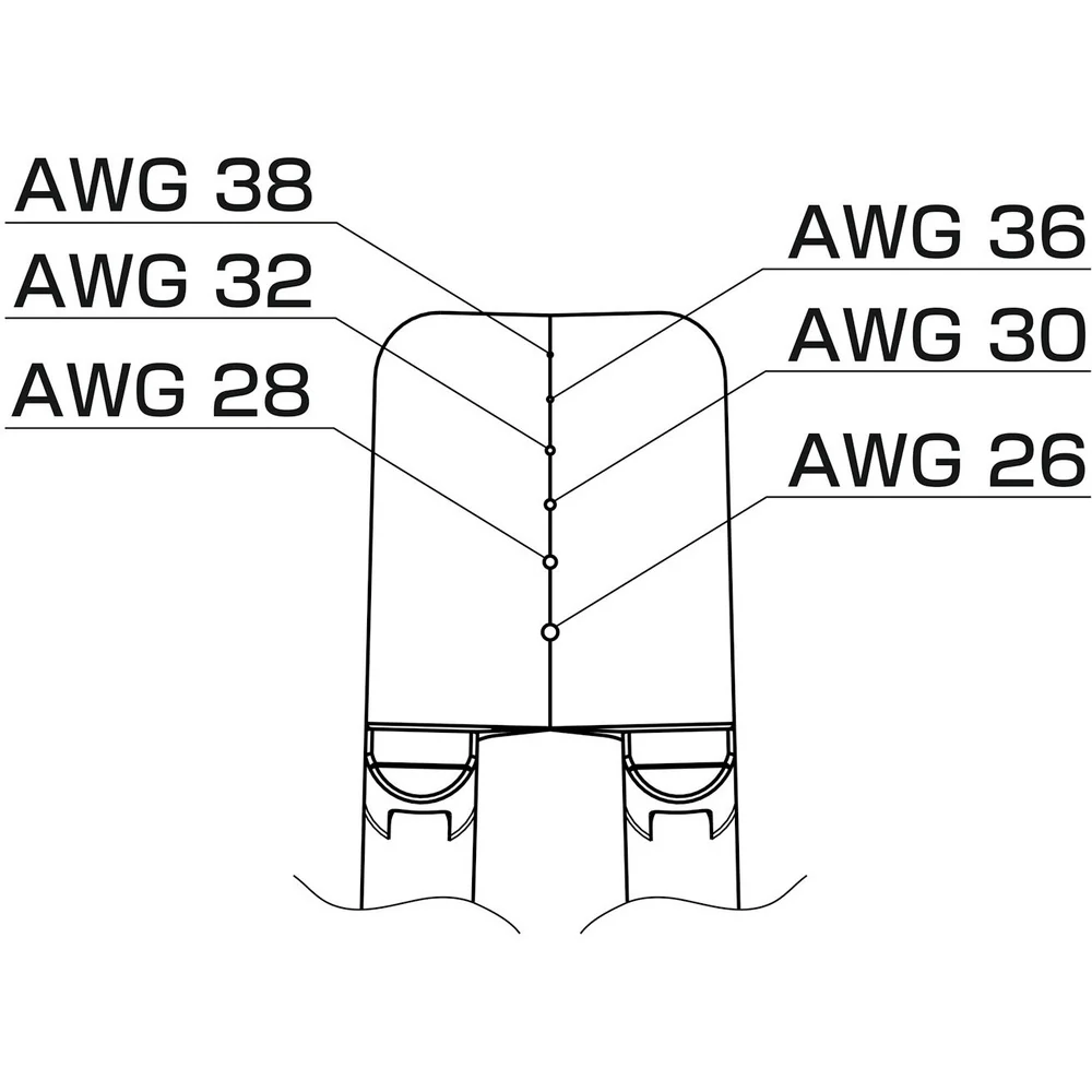 G41603 白光 ブレード 26-38AWG 【直送品】 返品・キャンセル・他商品と同時購入は不可