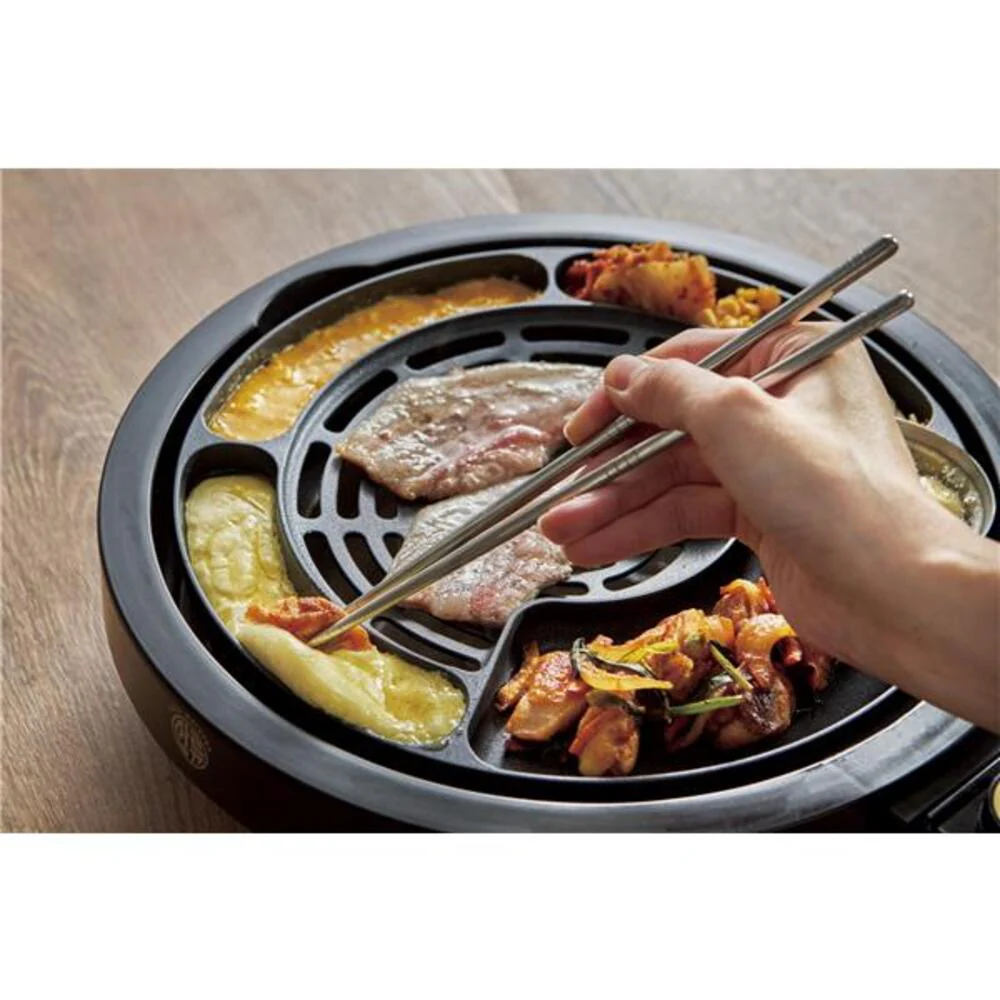 APIX グリルマイスター ホットプレート 減煙 韓国焼肉 ブラック AGP-350 1台 - Image 4