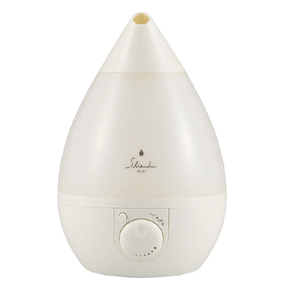 超音波式アロマ加湿器 SHIZUKU mini ASZ-150-WH タッチパネル式 無段階加湿量調節 自動OFF機能 ソイミルク 1台